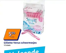 Action Gillette Venus scheermesjes aanbieding