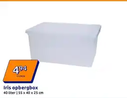 Action Iris opbergbox aanbieding