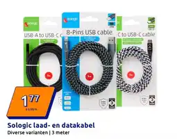 Action Sologic laad- en datakabel aanbieding