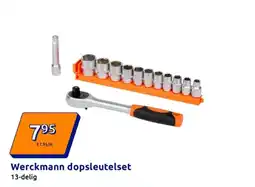 Action Werckmann dopsleutelset aanbieding