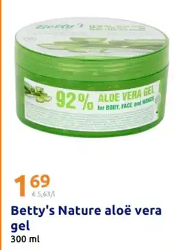 Action Betty's Nature aloë vera gel aanbieding