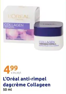 Action L'Oréal anti-rimpel dagcrème Collageen aanbieding