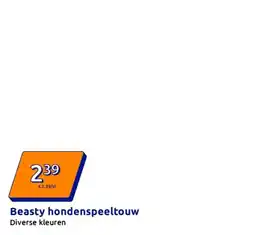 Action Beasty hondenspeeltouw aanbieding