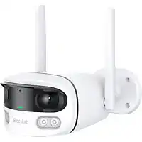 MediaMarkt BOTSLAB Outdoor Dual-Lens Camera Buiten beveiligingscamera Wit aanbieding