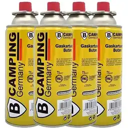 ANWB Merkloos 4-pack butaangaspatronen Geel aanbieding