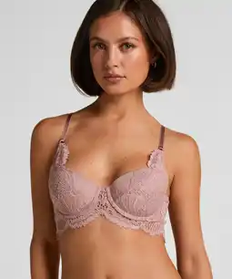 Hunkemoller Hunkemöller Voorgevormde longline beugel bh Essie Paars aanbieding