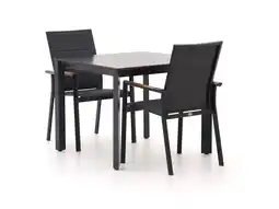 Kees Smit Bellagio Albinea/Sestino 90cm dining tuinset 3-delig stapelbaar aanbieding