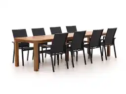 Kees Smit Bellagio Albinea/Oxford 300cm dining tuinset 9-delig stapelbaar aanbieding