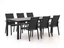 Kees Smit Bellagio Albinea/Menzano 220cm dining tuinset 7-delig stapelbaar aanbieding