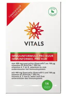 De Online Drogist Vitals Immuunformule Pro Kuur Capsules aanbieding