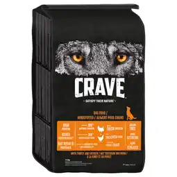 Zooplus Crave Adult droogvoer honden met Kalkoen en Kip - Dubbelpak: 2 x 11,5 kg aanbieding