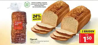 Lidl Tijgerwit 800 gr aanbieding