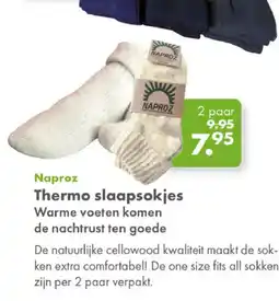 Gezond & Wel Naproz Thermo slaapsokjes aanbieding