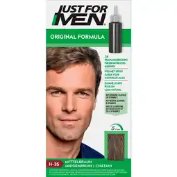 Etos Just For Men Original Formula Middenbruin H35 aanbieding
