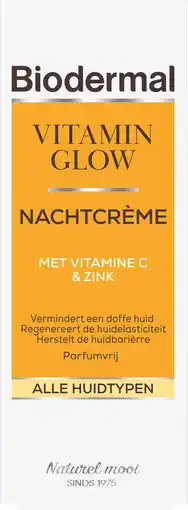 Etos Biodermal Vitamin Glow Nachtcreme 50 ML aanbieding