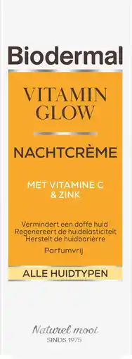 Etos Biodermal Vitamin Glow Nachtcreme 50 ML aanbieding