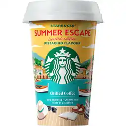 Jumbo Starbucks Summer Escape Pistachio Flavour Chilled Coffee Limited Edition 220 ml aanbieding