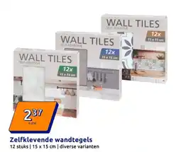 Action Zelfklevende wandtegels aanbieding