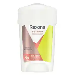 Trekpleister Rexona Women Maximum Protection Stress Control Antitranspirant Stick aanbieding