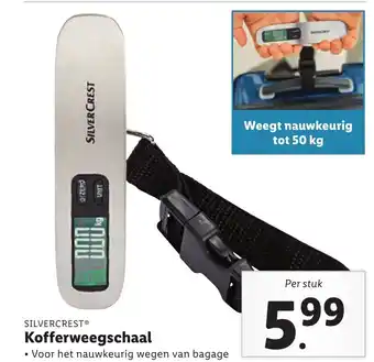 Lidl Silvercrest Kofferweegschaal aanbieding