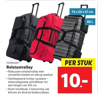 Lidl Topmove Reistastrolley aanbieding