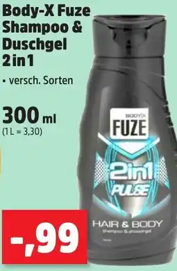 Thomas Philipps Body-X Fuze Shampoo & Duschgel 2 in 1 aanbieding