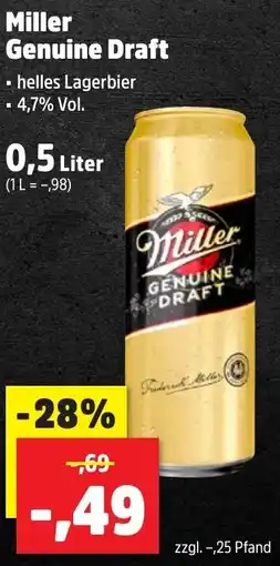 Thomas Philipps Miller Genuine Draft aanbieding