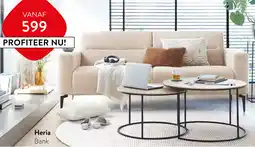 Profijt Meubel Heria Bank aanbieding