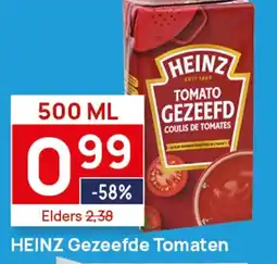 Butlon Heinz gezeefde tomaten aanbieding