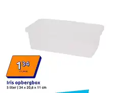 Action Iris opbergbox aanbieding