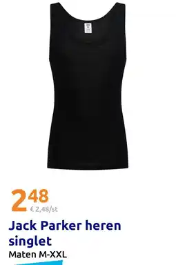 Action Jack Parker heren singlet aanbieding