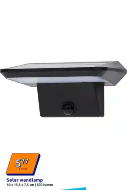 Action Solar wandlamp aanbieding