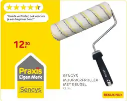 Praxis Sencys muurverfroller met beugel aanbieding