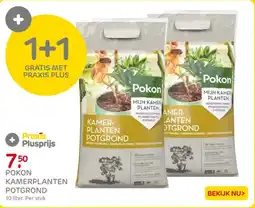 Praxis Pokon kamerplanten potgrond aanbieding