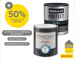 Praxis Perfection en Renaulac binnenlakken aanbieding