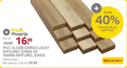 Praxis Pvc vloer garda licht naturel eiken of warm naturel eiken aanbieding