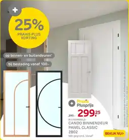 Praxis Cando binnendeur panel classic aanbieding