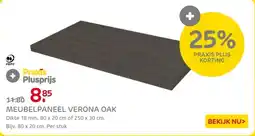 Praxis Meubelpaneel verona oak aanbieding