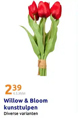 Action Willow & Bloom kunsttulpen aanbieding
