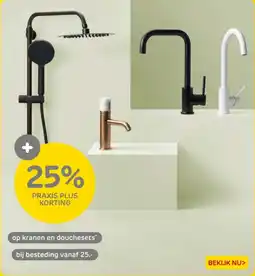 Praxis Kranen en douchesets aanbieding
