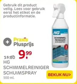 Praxis HG Schimmelreiniger schuimspray aanbieding