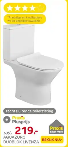 Praxis Aquazuro duoblok livenza aanbieding