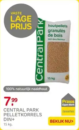 Praxis Central park pelletkorrels din+ aanbieding