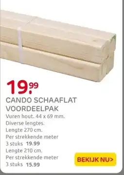 Praxis Cando schaaflat voordeelpak aanbieding