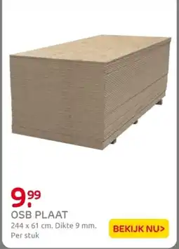 Praxis Osb plaat aanbieding