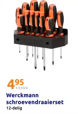 Action Werckmann schroevendraaierset aanbieding