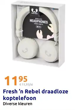 Action Fresh 'n Rebel draadloze koptelefoon aanbieding