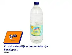 Action Kristal natuurlijk schoonmaakazijn Eucalyptus aanbieding