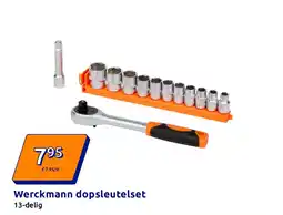 Action Werckmann dopsleutelset aanbieding