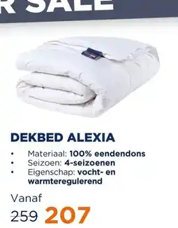 TotaalBED Dekbed Alexia 90% dons | 140 x 200 cm | 4-seizoenen aanbieding